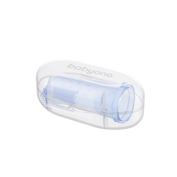 Δαχτυλική Οδοντόβουρτσα Μωρού BabyOno Blue BN723/02