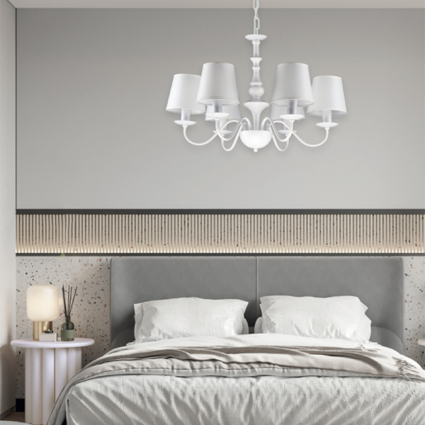 Φωτιστικό Οροφής Πολύφωτο Homelighting Belo 77-8086 White