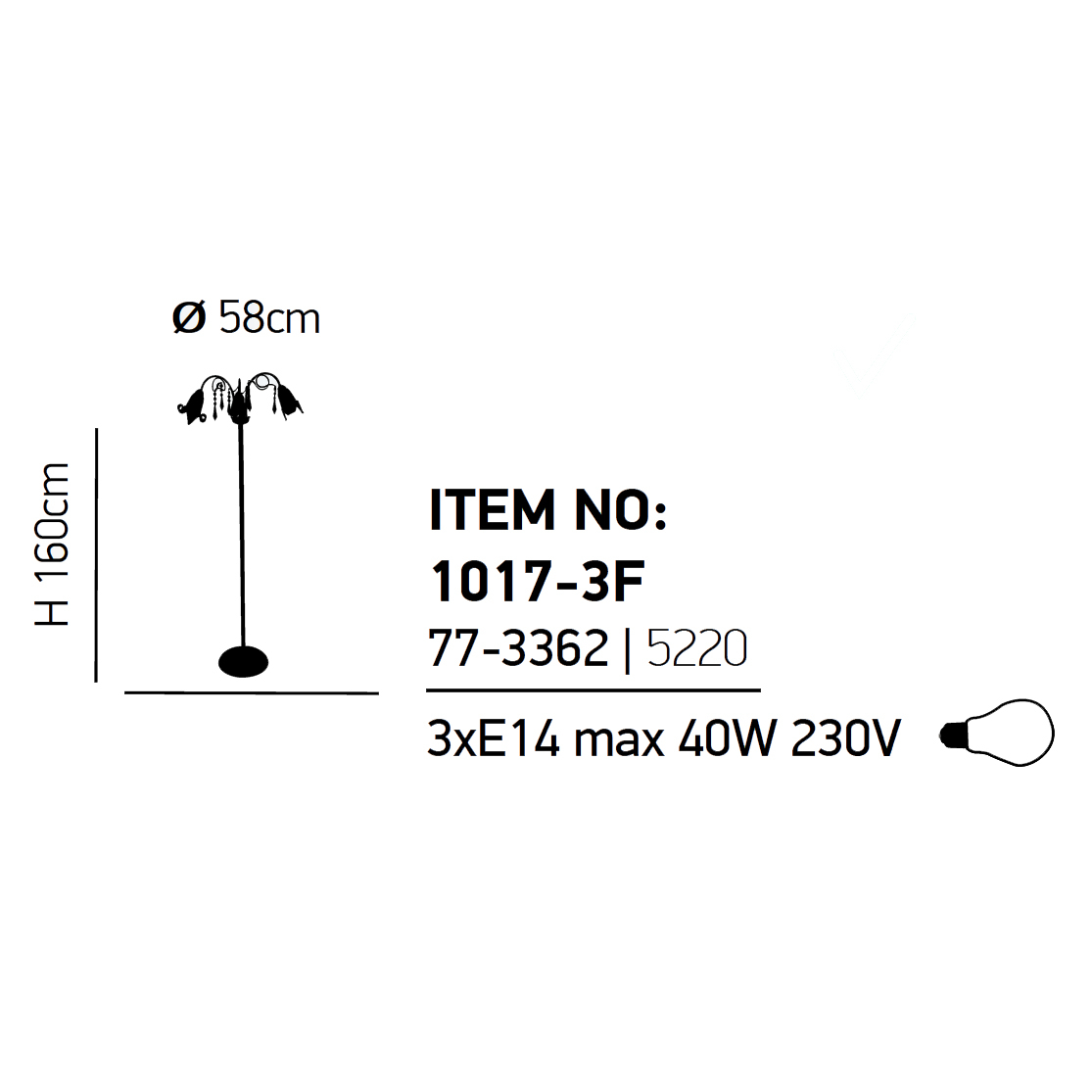 Φωτιστικό Δαπέδου Homelighting Memo 77-3362 Chrome Home Φωτιστικά Spitishop