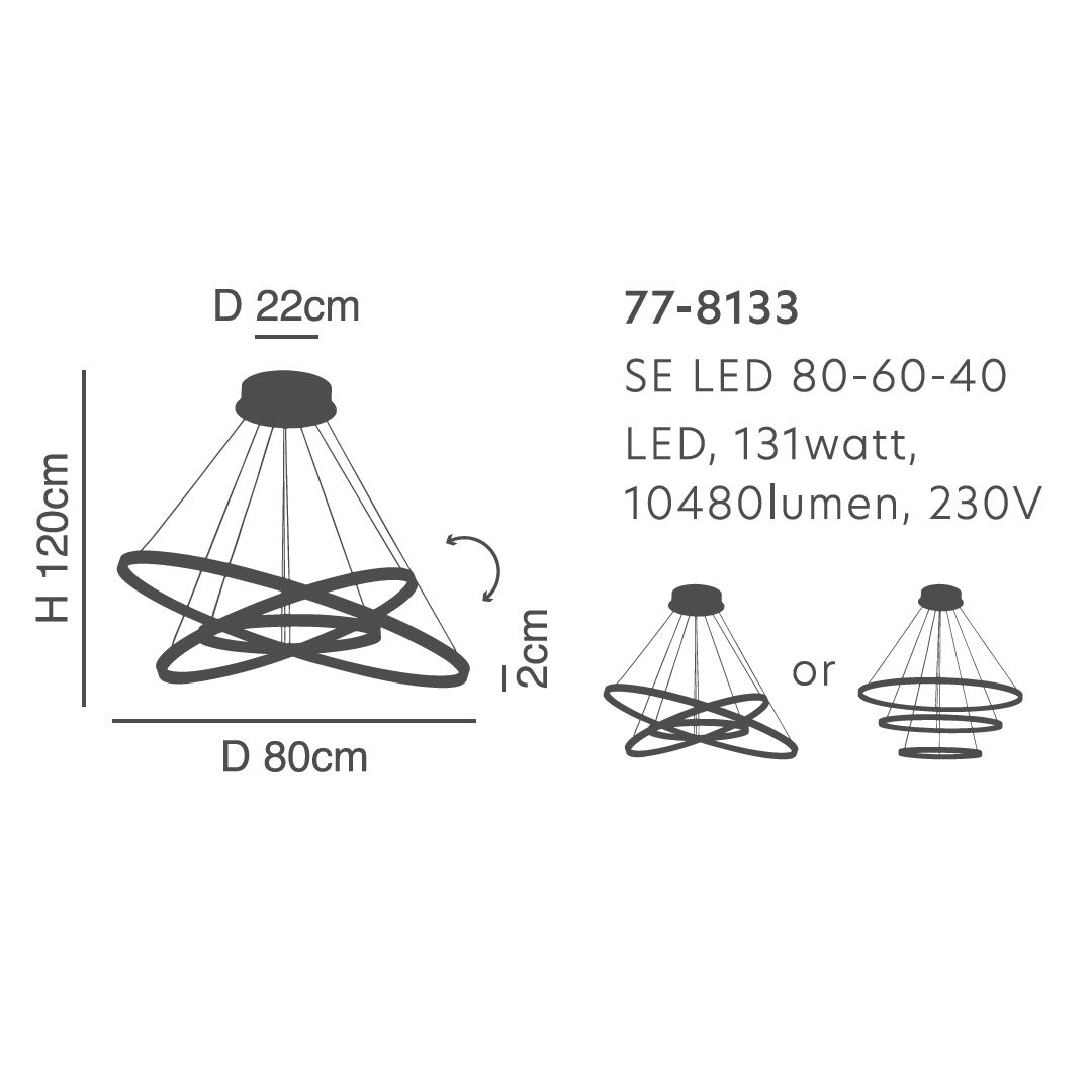 Φωτιστικό Οροφής Led Dimmable Homelighting Morelli 77-8133 White Home Φωτιστικά Spitishop