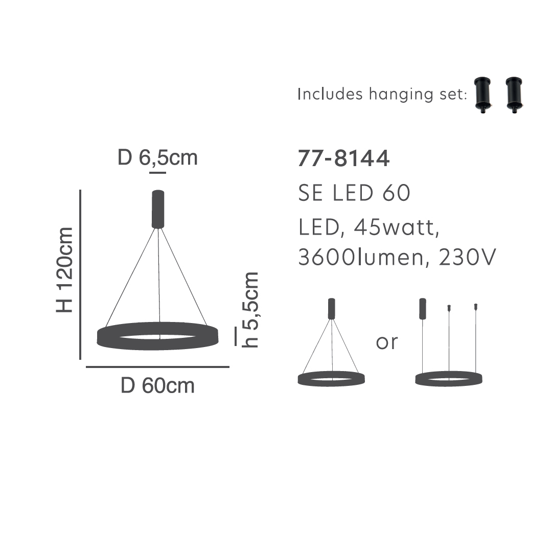 Φωτιστικό Οροφής Led Dimmable Homelighting Amaya 77-8144 Nickel Home Φωτιστικά Spitishop