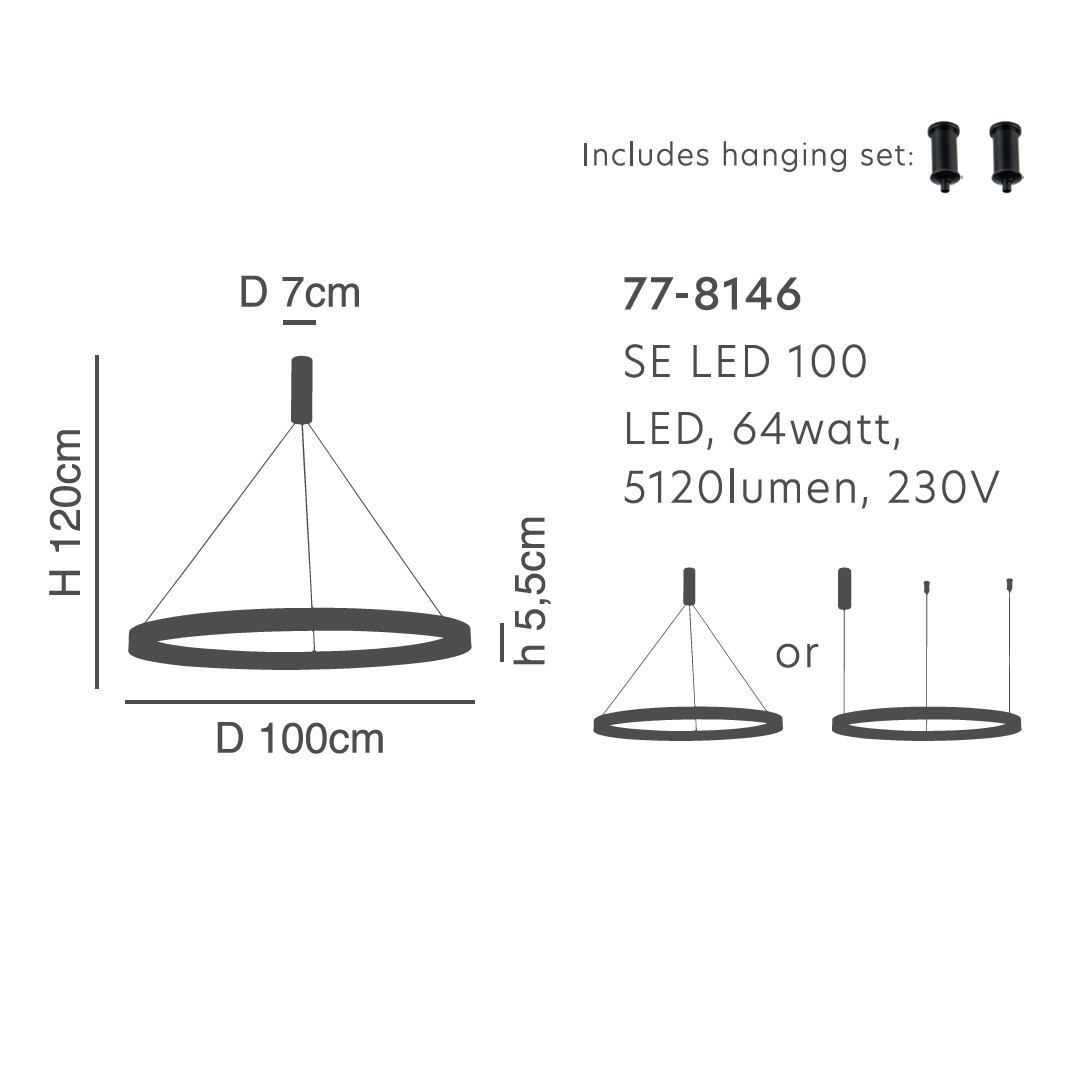 Φωτιστικό Οροφής Led Dimmable Homelighting Amaya 77-8146 Nickel Home Φωτιστικά Spitishop