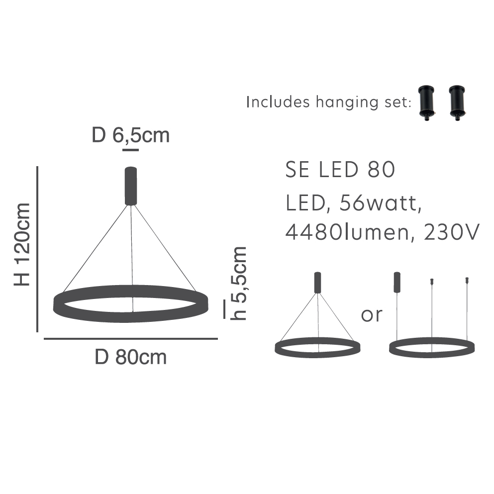 Φωτιστικό Οροφής Led Dimmable Homelighting Amaya 77-8151 Copper Home Φωτιστικά Spitishop