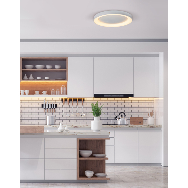 Φωτιστικό Πλαφονιέρα LED Dimmable Smart WiFi Homelighting Amaya 77-8155 White