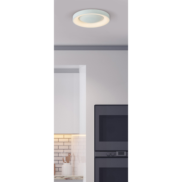 Φωτιστικό Πλαφονιέρα LED Dimmable Smart WiFi Homelighting Amaya 77-8155 White