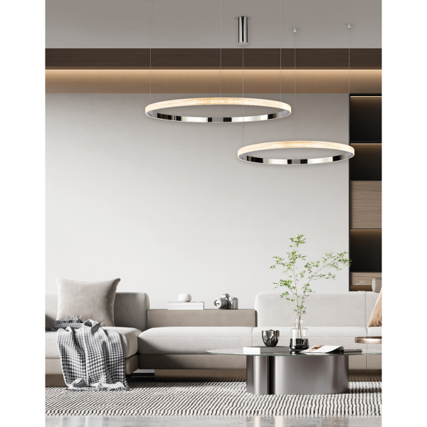 Φωτιστικό Οροφής LED Dimmable Homelighting Amarylis 77-8165 Aluminium
