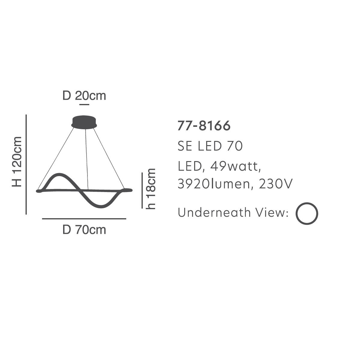 Φωτιστικό Οροφής Led Homelighting Krishna 77-8166 Black Home Φωτιστικά Spitishop