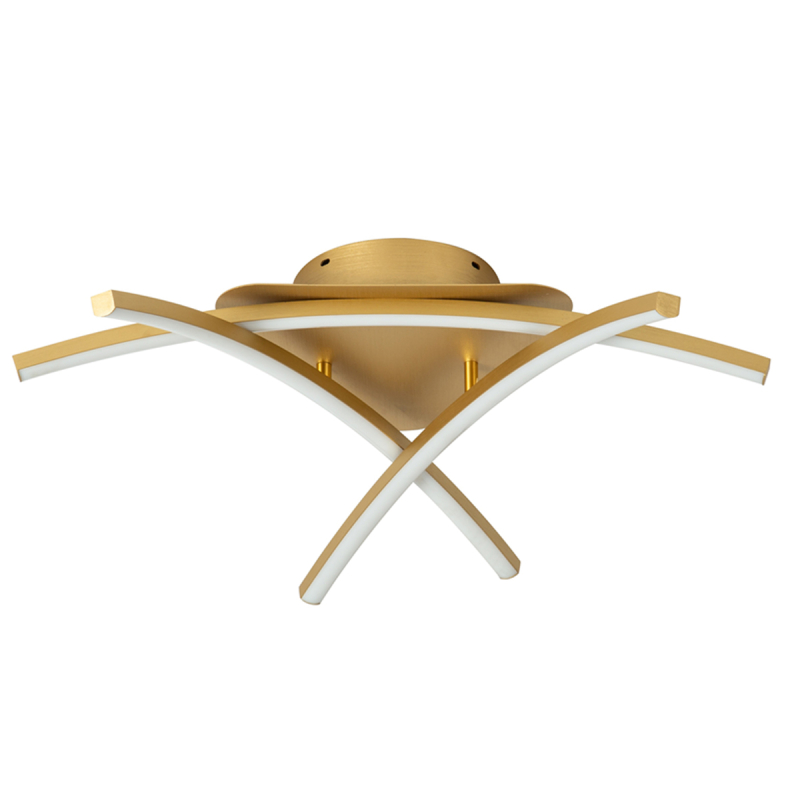 Φωτιστικό Πλαφονιέρα LED Homelighting Xena 77-8173 Gold