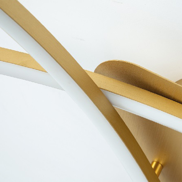 Φωτιστικό Πλαφονιέρα LED Homelighting Xena 77-8173 Gold