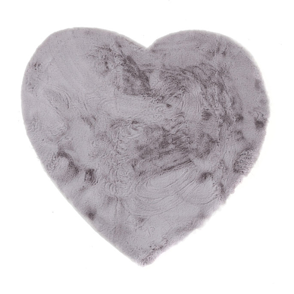 Παιδικό Χαλί Γούνινο (100x100) Royal Carpet Bunny Kids Heart Silver