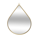 Διακοσμητικός Καθρέφτης Τοίχου (28×39) A-S Drop Gold 169335