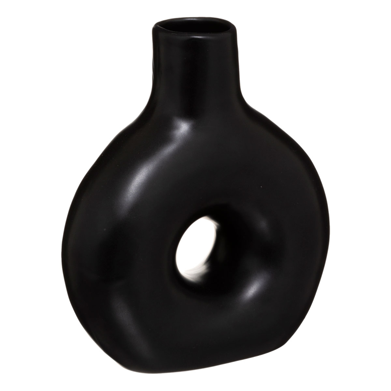 Διακοσμητικό Βάζο (17x21) A-S Circle Black 185411