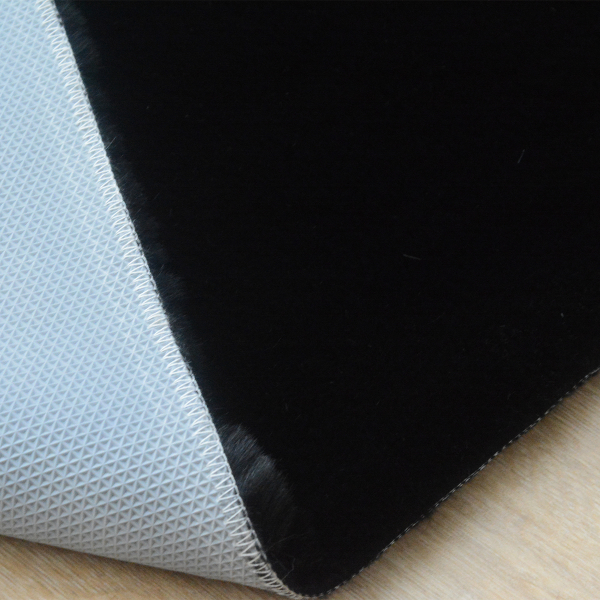 Χαλί Διαδρόμου Γούνινο (80x150) New Plan Puffy FC9 Black