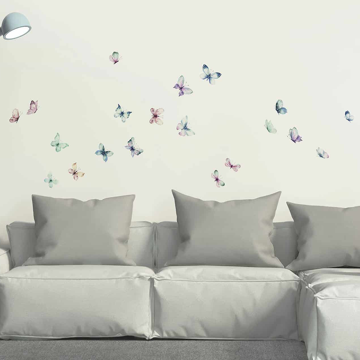 Αυτοκόλλητα Τοίχου Ango Watercolour Butterflies 54117 163165
