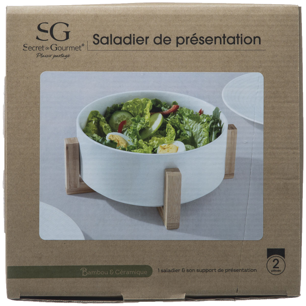 Σαλατιέρα Με Βάση (Φ23x9) F-V Salad Bowl 160744