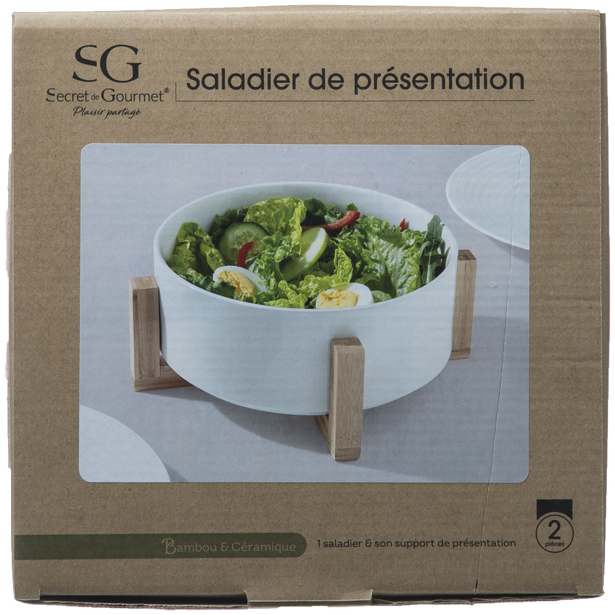 Σαλατιέρα με Βάση (Φ23X9) F-V Salad Bowl 160744 Home Είδη Σερβιρίσματος Σαλατιέρες Spitishop