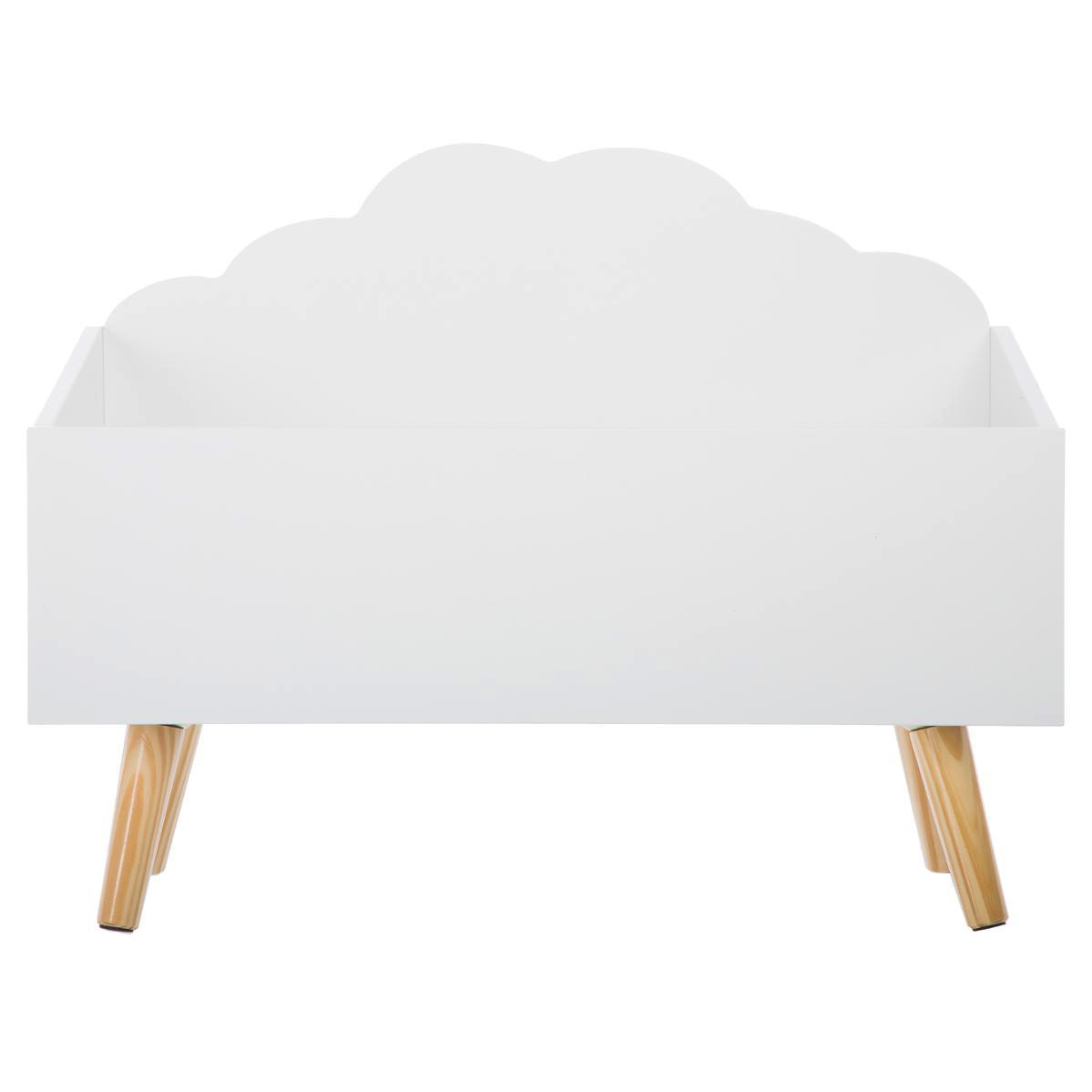 Κουτί Αποθήκευσης Παιχνιδιών (58X28X45 5) A-S Cloud White 127156B Home Οργάνωση & Αποθήκευση Βρεφικού - Παιδικού Spitishop