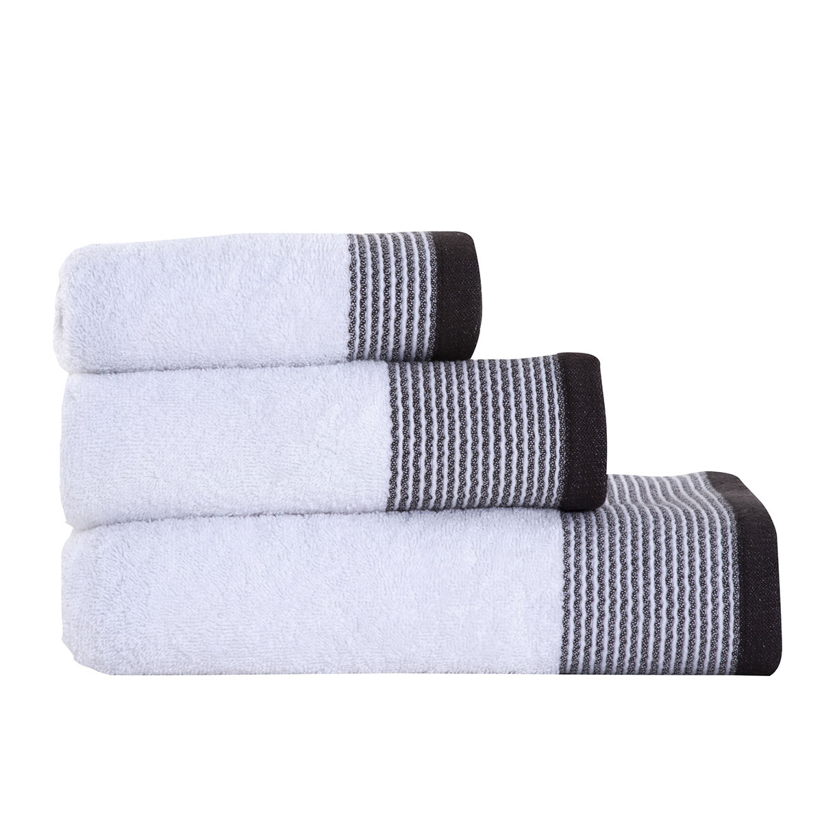 Πετσέτες Μπάνιου (Σετ 3τμχ) Nef-Nef Choice White