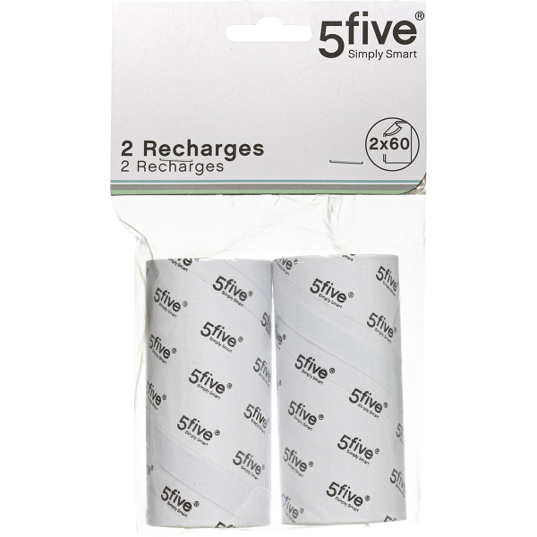 Ανταλλακτικά Ρολά Καθαρισμού Ρούχων 60 Φύλλων (Σετ 2τμχ) F-V 117255