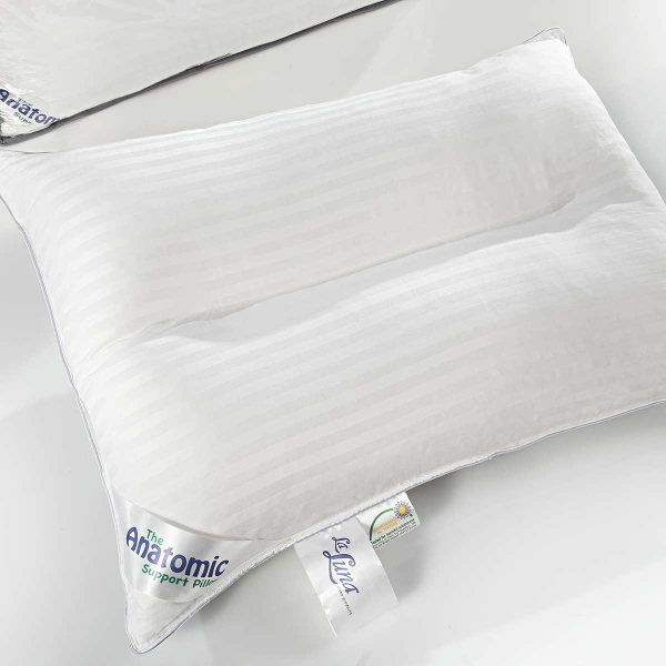 Μαξιλάρι Ύπνου Ανατομικό Μέτριο (50x70) La Luna Anatomic Pillow Σιλικόνης
