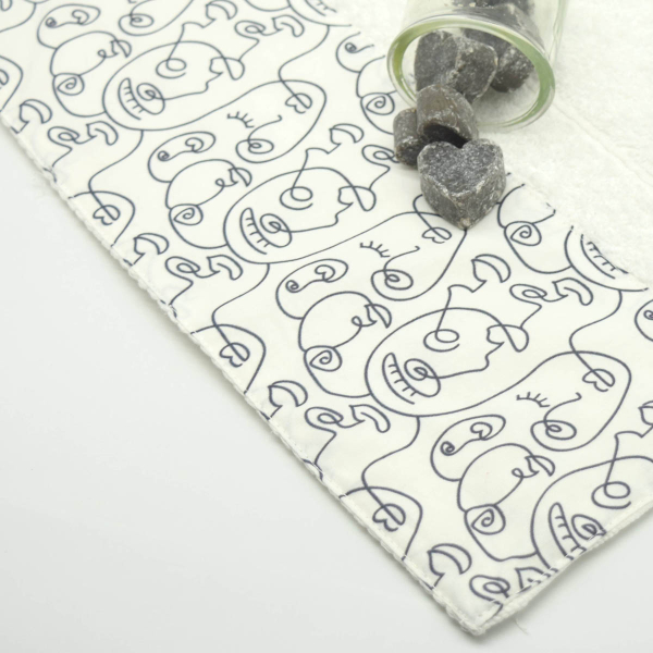 Πετσέτα Σώματος (70x140) White Fabric Art White 500gsm