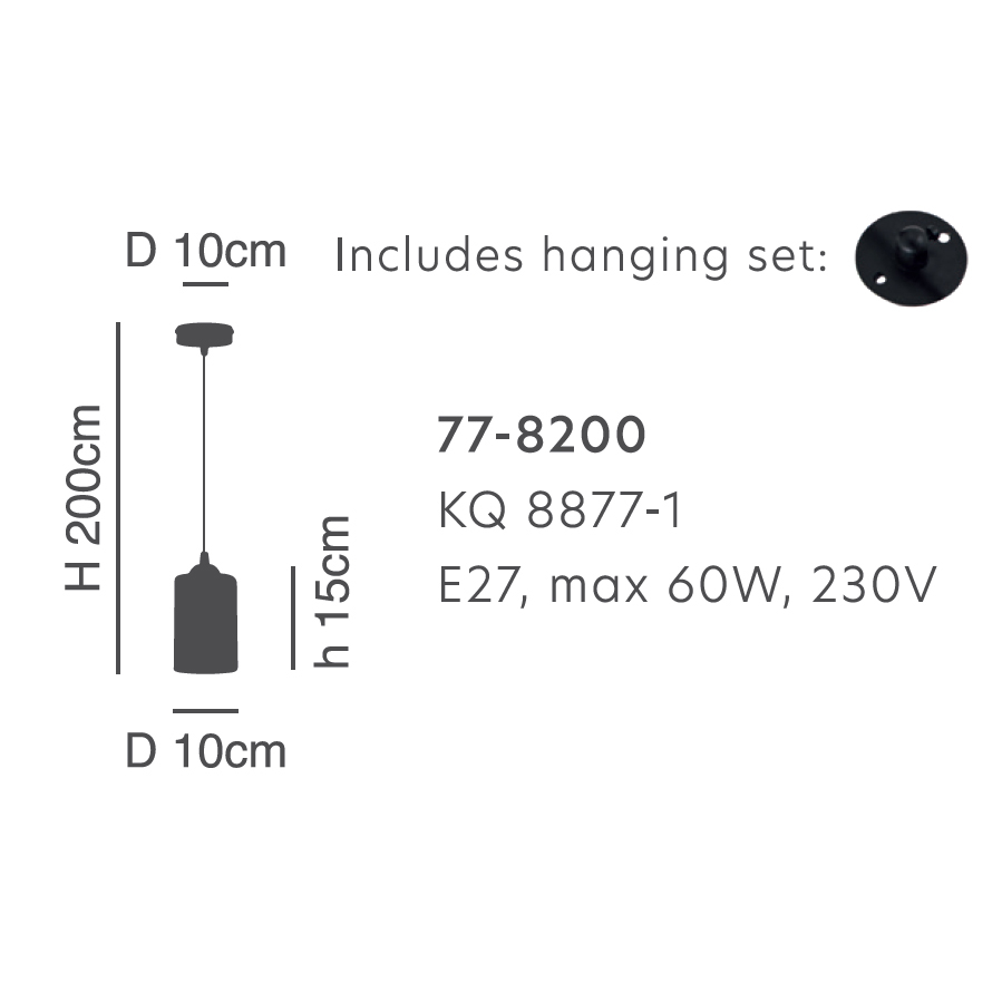 Φωτιστικό Οροφής Μονόφωτο Homelighting Smog 77-8200 White Black Home Φωτιστικά Spitishop