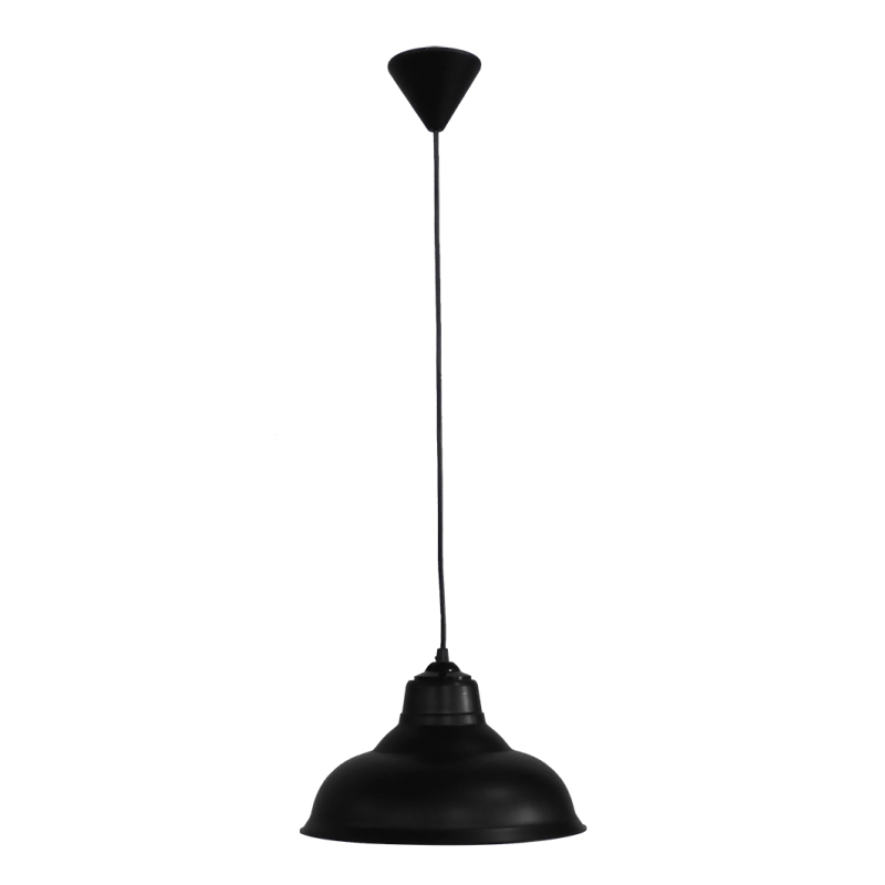 Φωτιστικό Οροφής Μονόφωτο Heronia Public 35-0021 Black