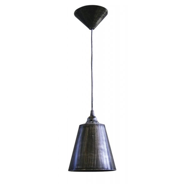 Φωτιστικό Οροφής Μονόφωτο Heronia Conos 31-0018 Silver