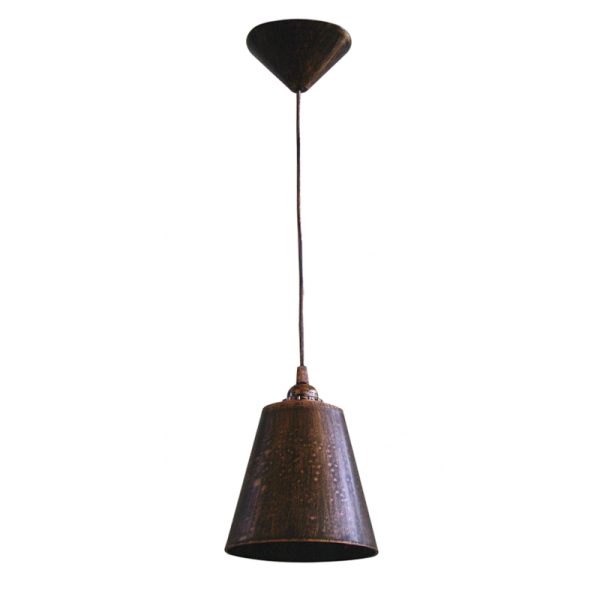 Φωτιστικό Οροφής Μονόφωτο Heronia Conos 31-0017 Copper