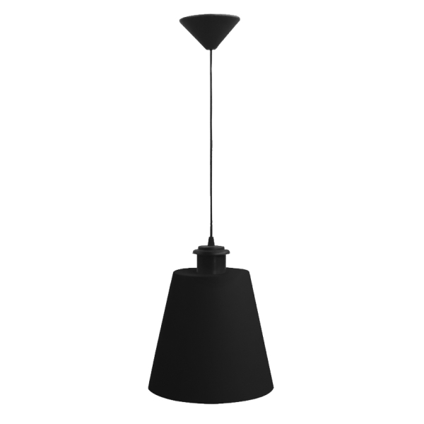 Φωτιστικό Οροφής Μονόφωτο Heronia Conos 31-0010 Black
