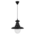 Φωτιστικό Οροφής Μονόφωτο Heronia Pyrofani 26-0024 Black