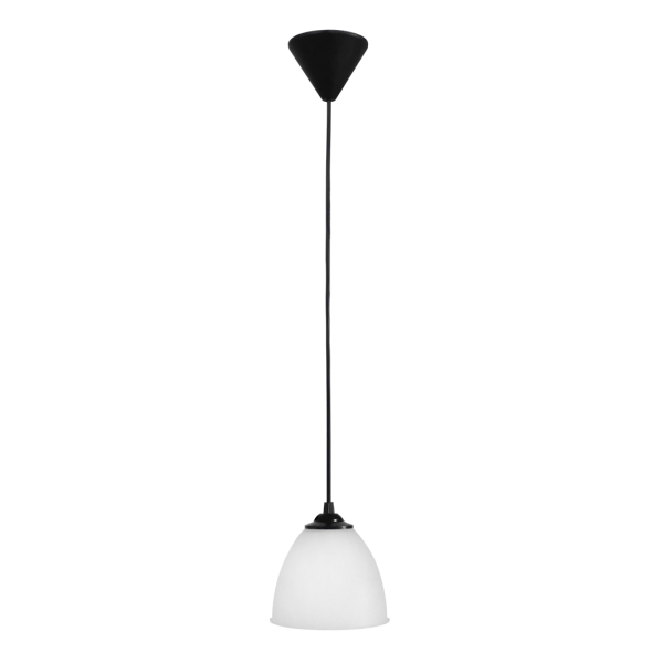 Φωτιστικό Οροφής Μονόφωτο Heronia Ovo 35-0030 Black/White