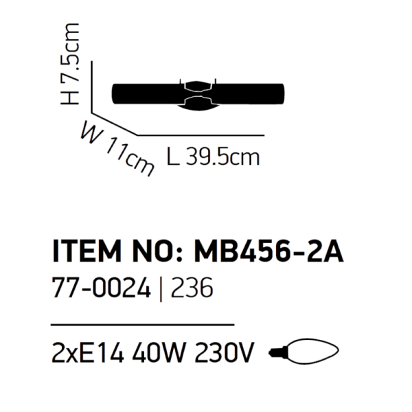 Φωτιστικό Μπάνιου Homelighting Korina 77-0024