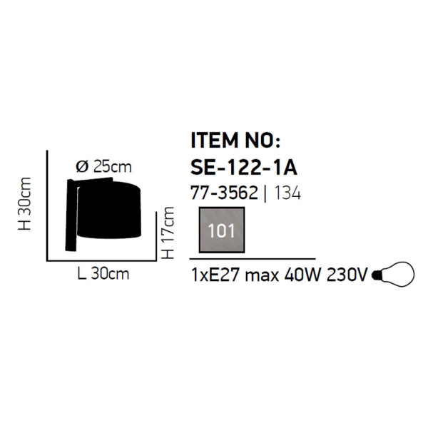Απλίκα Τοίχου Homelighting Lucas 77-3562 Chrome