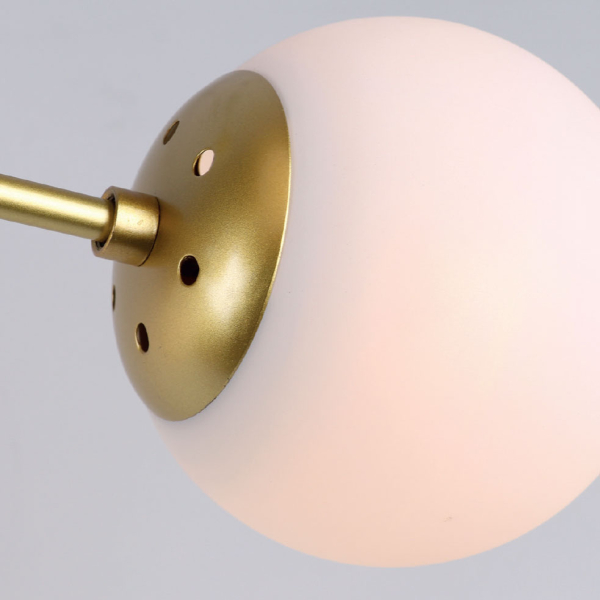 Φωτιστικό Οροφής Πολύφωτο Homelighting Nervo 77-8178 Gold