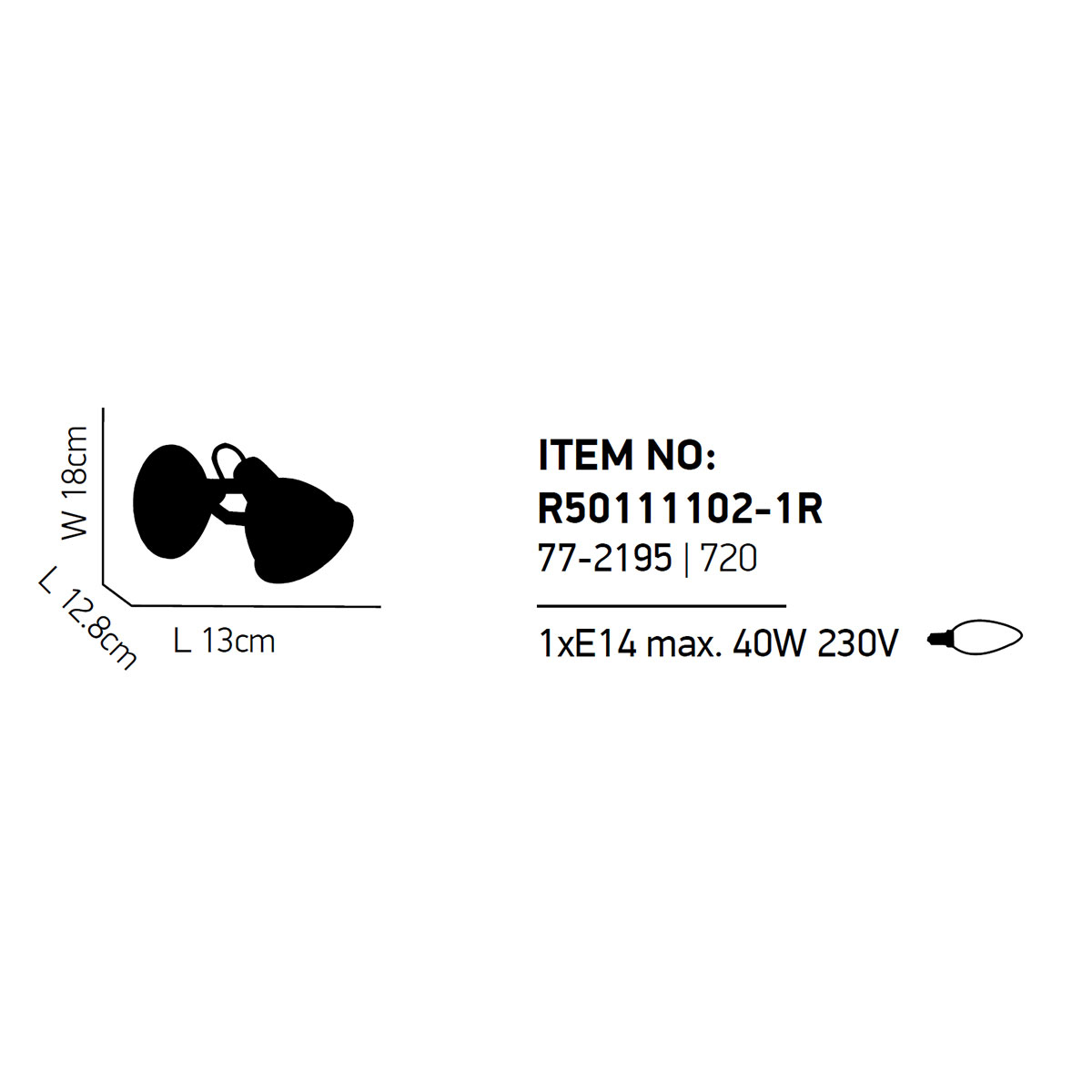 Απλίκα Τοίχου Homelighting Backet 77-1184 Chrome Home Φωτιστικά Spitishop