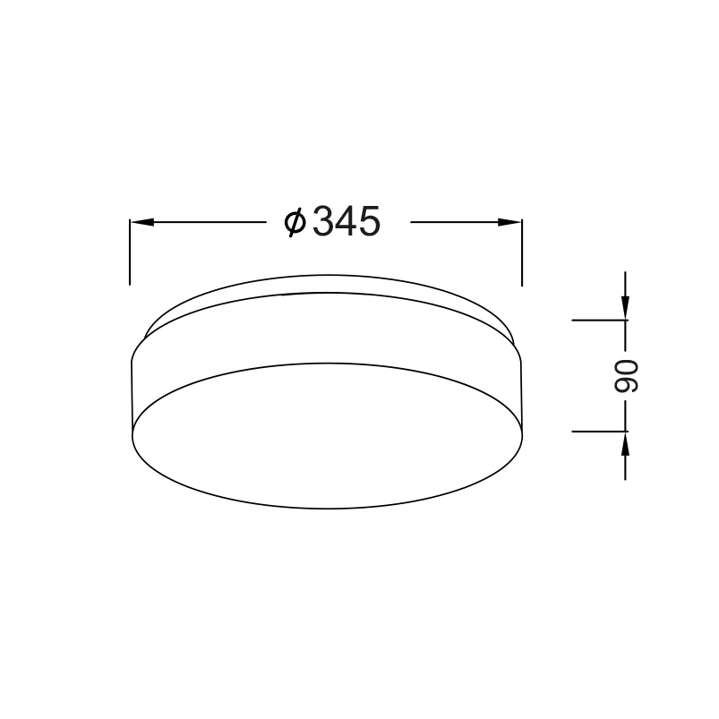 Φωτιστικό Πλαφονιέρα Aca Parfait V287071C34 White Home Φωτιστικά Οροφής Spitishop