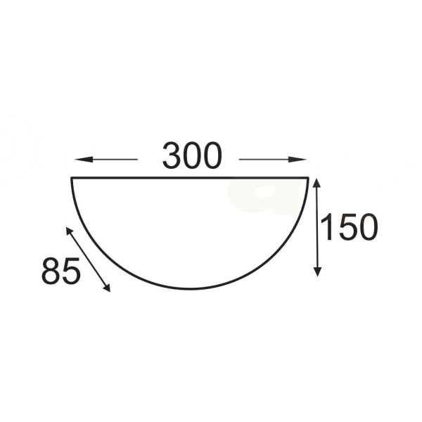 Απλίκα Τοίχου Aca Albatre XD01302W White