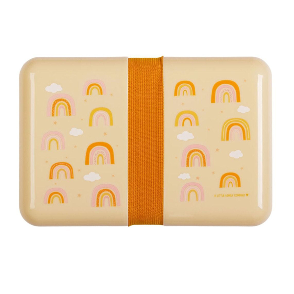 Φαγητοδοχείο 850ml (18x12x6) Α Little Lovely Company Rainbows SBRAPI33