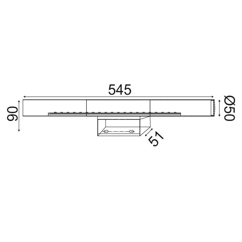 Φωτιστικό Μπάνιου Led Aca Tinki Tnk7518013W Home Μπάνιο Φωτιστικά Spitishop