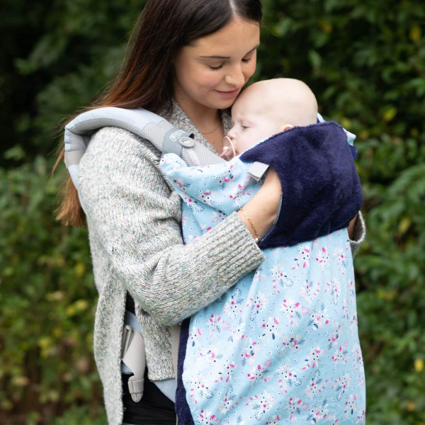 Κουβέρτα Fleece Καροτσιού/Πορτ Μπεμπέ Cheeky Chompers Botanical Bloom