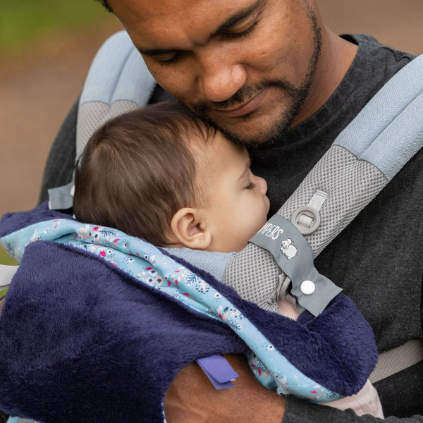 Κουβέρτα Fleece Καροτσιού/Πορτ Μπεμπέ Cheeky Chompers Botanical Bloom