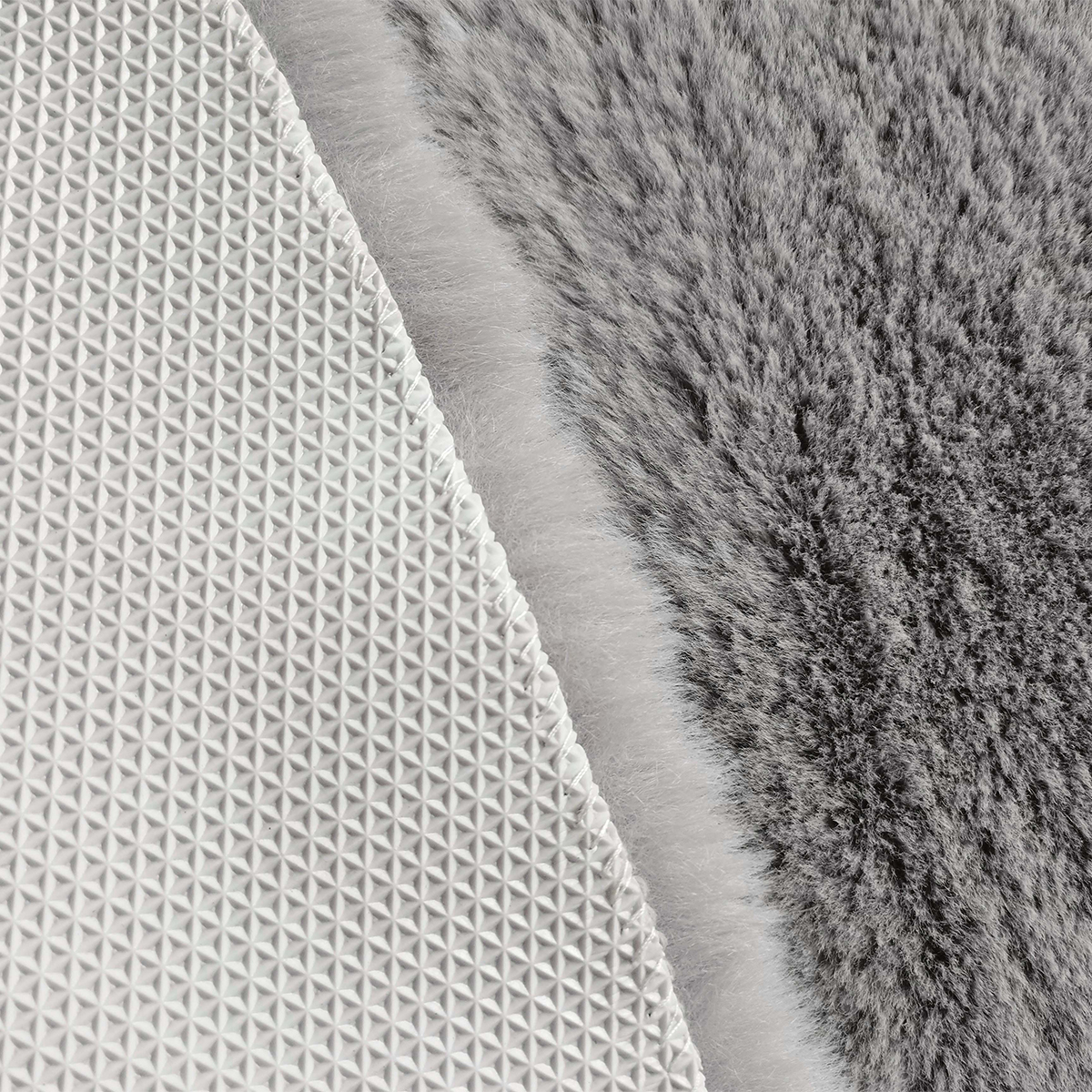 Γούνινο Χαλί Διαδρόμου (80X120) New Plan Puffy Fc6 Light Grey Home Χαλιά Διάδρομοι Spitishop