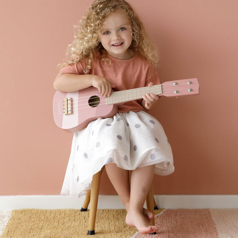 Μουσικό Παιχνίδι Κιθάρα Little Dutch Ροζ LD7014