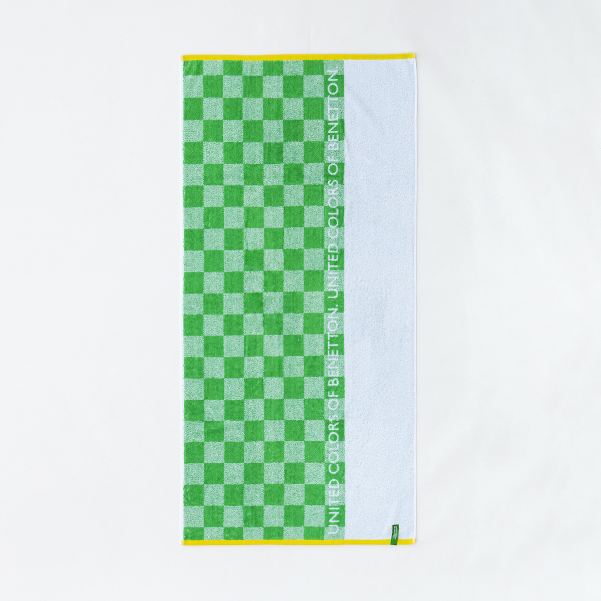 Παιδική Πετσέτα Θαλάσσης (70×140) Benetton Kids Squares BE-0826-GR Green