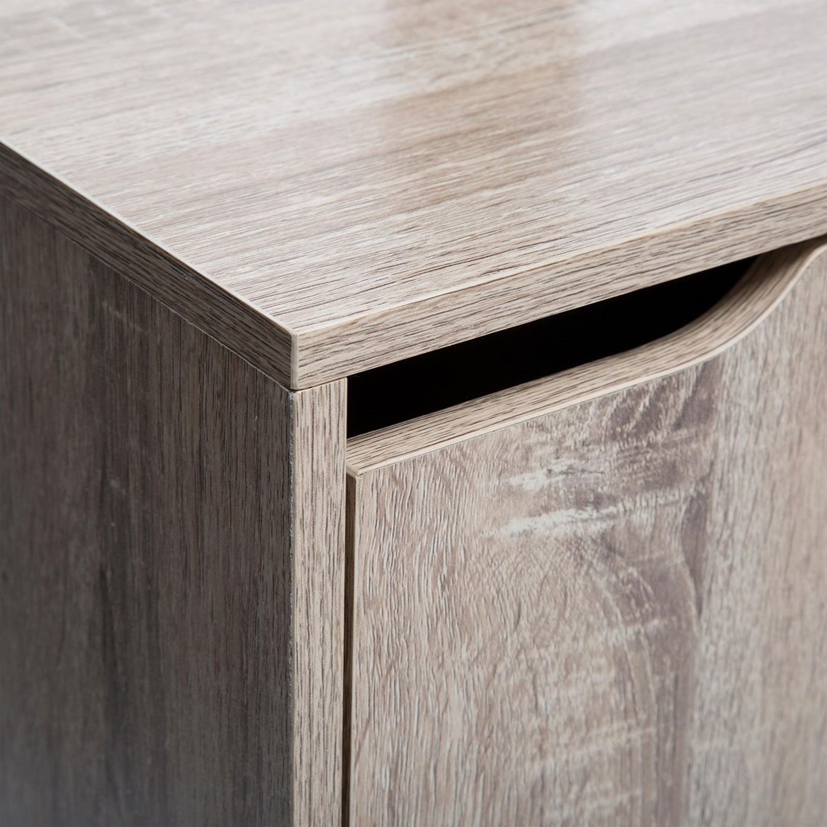 Κομοδίνο με Ντουλάπι (34 5X32X47) F-V Wood Nat 173677 Home Έπιπλα Κρεβατοκάμαρας Κομοδίνα Spitishop