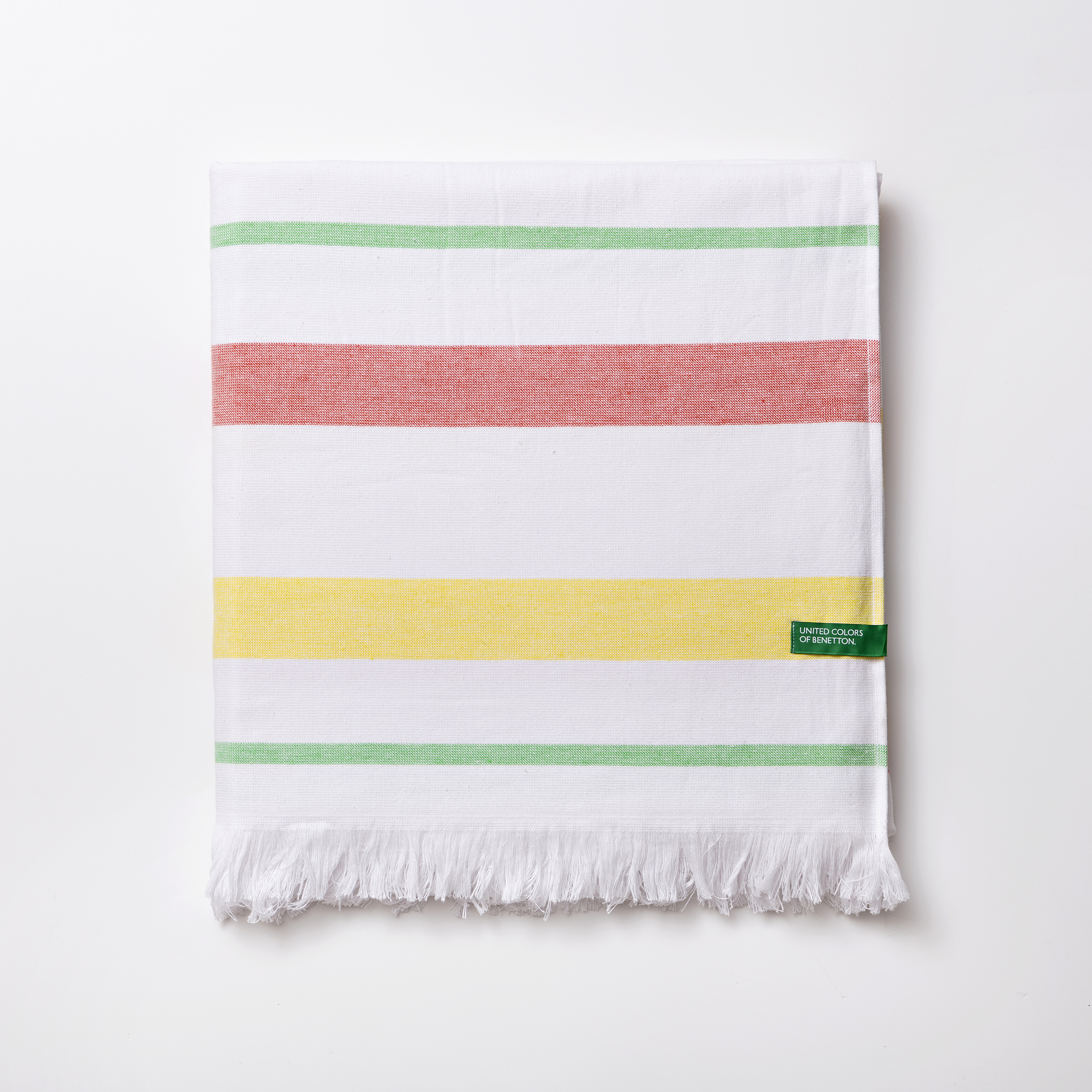 Πετσέτα Θαλάσσης-Παρεό (80×165) Benetton Adda BE-0200 Pink – Yellow