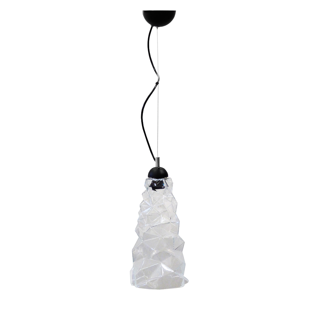 Φωτιστικό Οροφής Μονόφωτο Heronia Ice 02-0219 Transparent