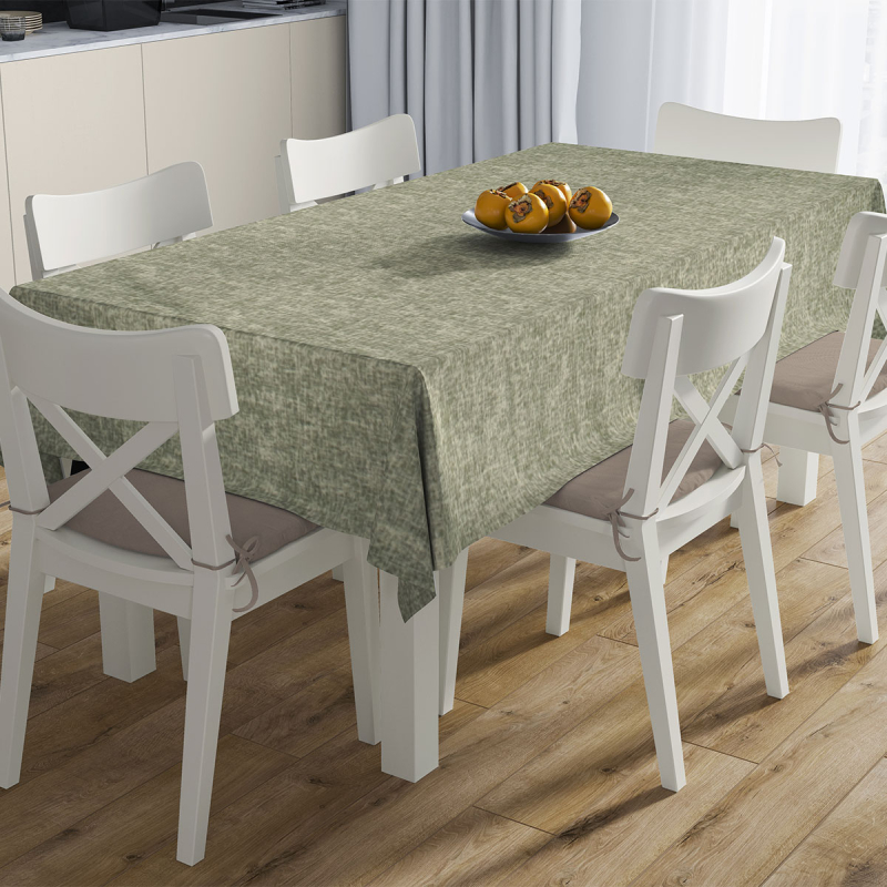 Αλέκιαστο Τραπεζομάντηλο (140x180) Dimcol Panama Olive