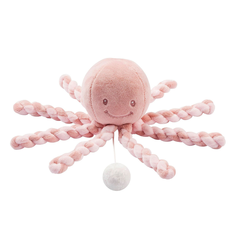 Λούτρινο Ζωάκι Με Ήχο Nattou Lapidou Χταπόδι Ν877596